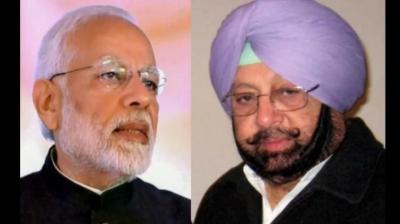 Captain Amarinder Singh and Narendra Modi