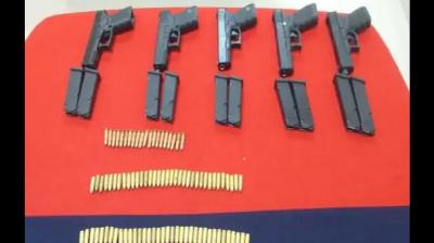 BSF Recovered Consignment of Arms BSF Recovered Consignment of Arms