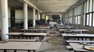 Air India Plane Crashes into BJ Medical College Hostel Mess in Ahmedabad; Several Students Feared Dead