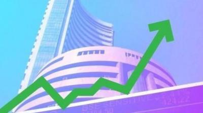 BSE Sensex advanced over 100 points