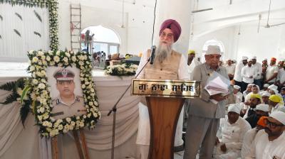 Punjab News: Speaker pays tribute at the 'Antim Ardas' of late Y. Puran Kumar IPS Latest News Punjab News: Speaker pays tribute at the 'Antim Ardas' of late Y. Puran Kumar IPS Latest News