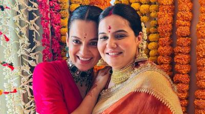 Kangana Ranaut with her Sister-in-Law