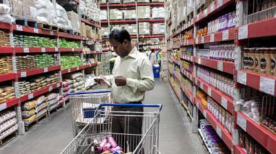 Among states, Telangana saw the highest inflation at 5.02 percent, while Mizoram reported the lowest at 0.1 percent. File Photo.