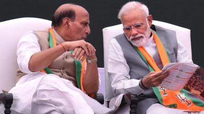 PM Modi becomes longest-serving head of a govt with 8,931 days in public office: Rajnath Singh