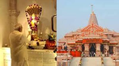 During his visit, PM Modi will offer prayers at the Ram Darbar Garbh Grah and the Ram Lalla Garbh Grah and is also going to visit the Saptmandir, Sheshavtar Mandir, and Mata Annapurna Mandir. File Photo.