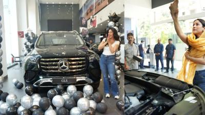 Pollywood Actress Shehnaaz Gill's Dream Takes Flight with Her New Mercedes-Benz GLS