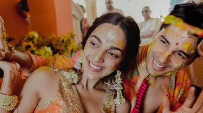 Newly-weds Sidharth-Kiara's first Holi together 