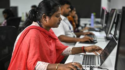 To achieve a “developed India” by 2047, total workforce participation must rise from the current 47 percent to 60 percent over the next 25 years. File Photo.