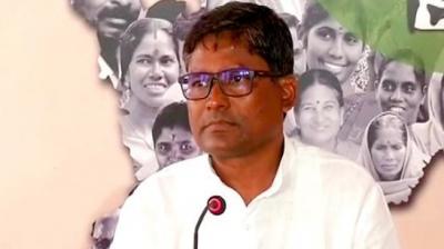 Congress MLA Krishna Chandra Sagaria Congress MLA Krishna Chandra Sagaria