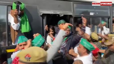 Farmers Detained During Protest in Greater Noida; Internet Suspended in Ambala 