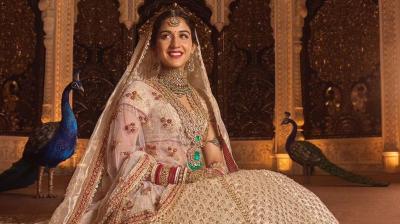 Radhika Merchant Bridal Look: Check First Look of bride | Anant Ambani Wedding News