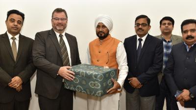 Christopher Kerr visited Punjab with an aim to regulate movement of youth to Canada