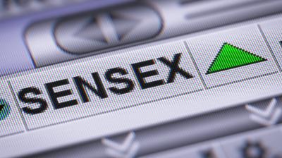 BSE Sensex hit the 38,000 level for the first time today