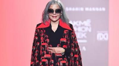 Zeenat Aman at LFW 2023