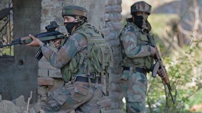 Six terrorists were killed in an encounter