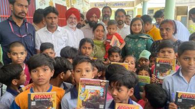 Dr. Baljit Kaur With Children Dr. Baljit Kaur With Children