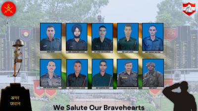 GOC, White Knight Corps Pays Tribute to Ten Soldiers Martyred in Doda Accident