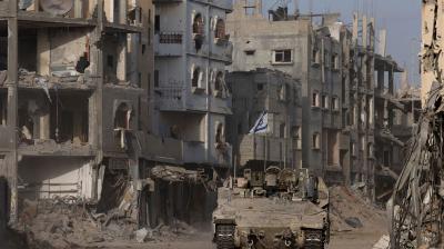 Israeli Kills 91 Palestinians In One Single Day, Tents Pitched In No Water No Power Area  (Image courtesy: ANI)