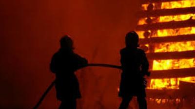 A fire broke out in a house in southwest Delhi