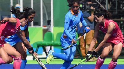 Indian women's hockey team play Japan
