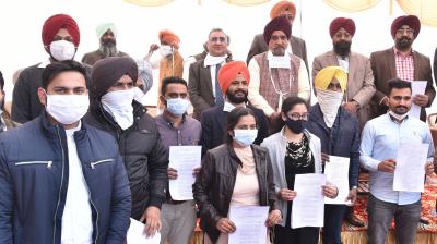 Tript Bajwa hands over appointment letters