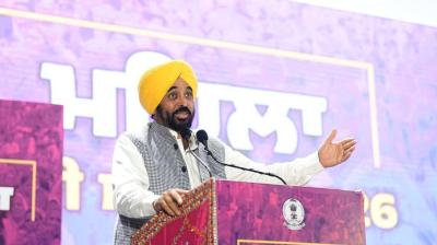 Women who run homes must now run country, says CM Bhagwant Singh Mann, calls for greater role in politics while felicitating women entrepreneurs File Photo.