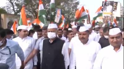 Silent march underway in Jaipur to commemorate anniversary of 1930 'Dandi March'