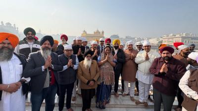 Delhi Chief Minister Rekha Gupta, Cabinet Ministers visit Amritsar's Golden Temple