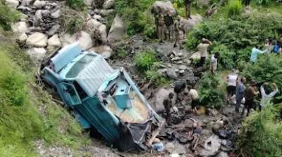 CRPF Vehicle Plunges Into A Valley, Two Soldiers Martyred