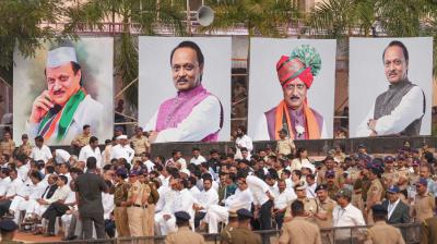 Maharashtra Deputy Chief Minister Ajit Pawar\'s last rites: Full state honours accorded