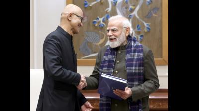 Modi said India's youth will harness AI to drive progress, create solutions for global issues, and contribute towards a better planet. File Photo.