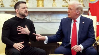 President Donald Trump Freezes U.S. Military Aid to Ukraine after Oval Office Argument