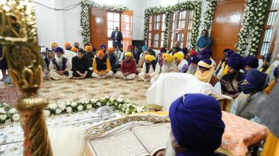 Bhagwant Mann & Arvind Kejriwal join Sangat: Sikhism propagated 