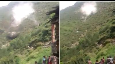 Watch Video: Explosive Landslide Rocks THIS Route in Himachal Pradesh