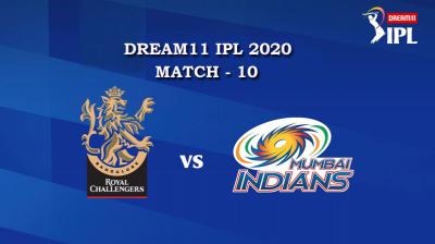 RCB VS MI Match 10, DREAM11 IPL 2020, T-20 Match