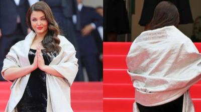 Aishwarya Rai dons Indian Culture on Her Cape at Cannes 2025
