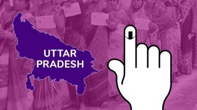 Over 24 per cent polling till 1100 hrs in UP Over 24 per cent polling till 1100 hrs in UP