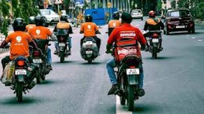 TGPWU founder president Shaik Salauddin said that on Christmas Day about 40,000 delivery riders across cities conducted flash strikes and bike rallies to demonstrate unity and show the platforms they are prepared to act.File Photo.