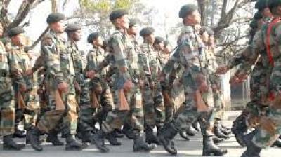 Assam Rifles patrol party in Nagaland