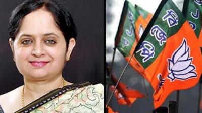 BJP candidate Mriganka Singh BJP candidate Mriganka Singh