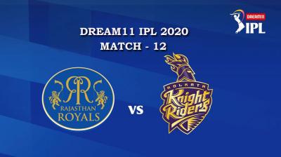 RR VS KKR Match 12, DREAM11 IPL 2020, T-20 Match