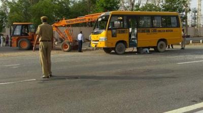 19 School Children Injured After Buses Collided