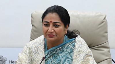 She talked about the measures such as distribution of heaters to discourage wood-burning, operation of sprinklers and dust-control measures, and large-scale action to clean the Yamuna River, which she described as a major ongoing project.File Photo.
