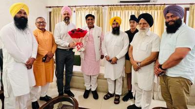 UK MP Tanmanjit Singh Dhesi with Punjab Ministers 