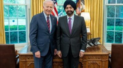President Joe Biden Congratulates Ajaipal Singh Banga President Joe Biden Congratulates Ajaipal Singh Banga