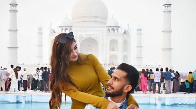 Pakistani Cricketer Hasan Ali Explores the Magnificence of Taj Mahal Alongside Wife