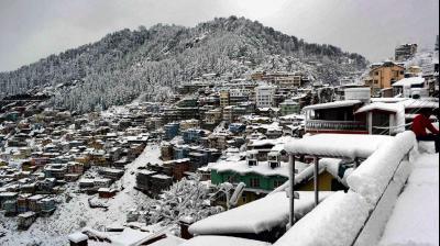 Fresh snowfall in Shimla, Kufri and Dalhousie 