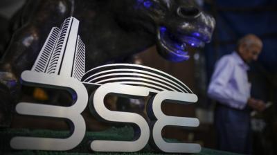 Sensex falls 96 points