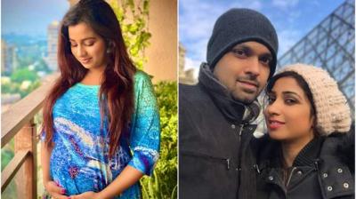 Shreya Ghoshal with her husband