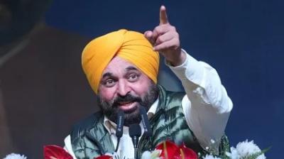 CM Mann Flags Off First Special Train with 500 Women Sarpanches to Takht Sri Hazur Sahib Nanded